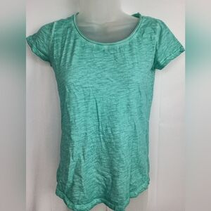 2 FOR $30 CEDAR ROSE Elegant Teal Lace Casual‎ Tshirt(#1,271)